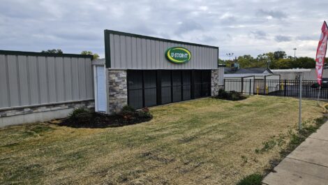 Exterior view of U-Stor-It self storage facility.