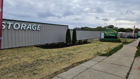 Exterior view of U-Stor-It self storage facility.