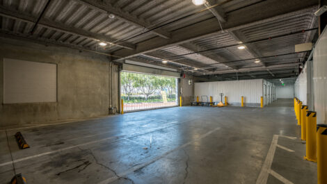 Interior of U-Stor-It self storage facility.