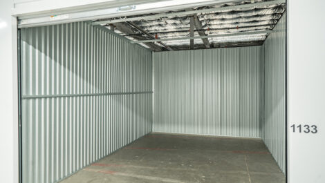 Interior of U-Stor-It self storage facility.