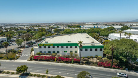 Exterior skyview of U-Stor-It self storage facility.