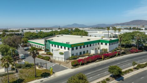 Exterior skyview of U-Stor-It self storage facility.