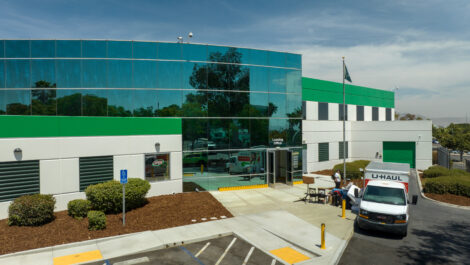 Exterior of U-Stor-It self storage facility.