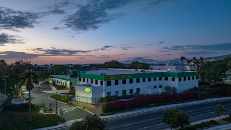 Exterior skyview of U-Stor-It self storage facility.