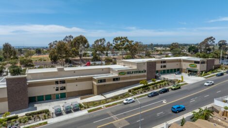 Exterior of U-Stor-It self storage facility.