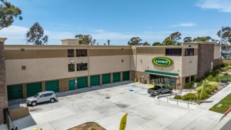 Exterior of U-Stor-It self storage facility.