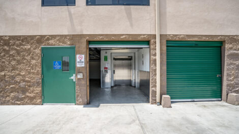 Exterior of U-Stor-It self storage facility.