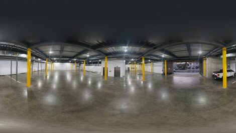 Interior of U-Stor-It self storage facility.