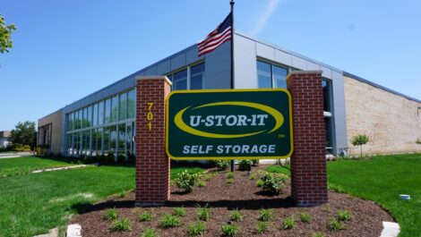 Exterior of U-Stor-It self storage facility.