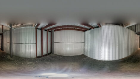 Exterior view of storage units at U-Stor-It self storage facility.