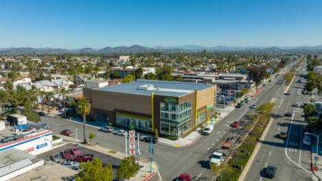 Skyview of U-Stor-It self storage facility.