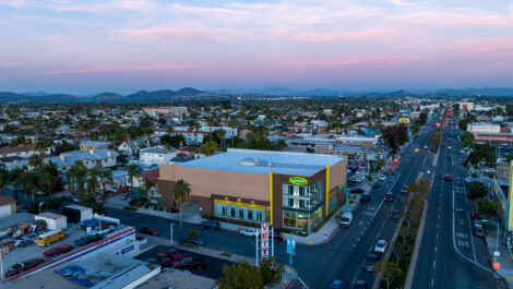 Skyview of U-Stor-It self storage facility.