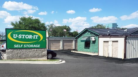 Exterior view of U-Stor-It self storage facility.