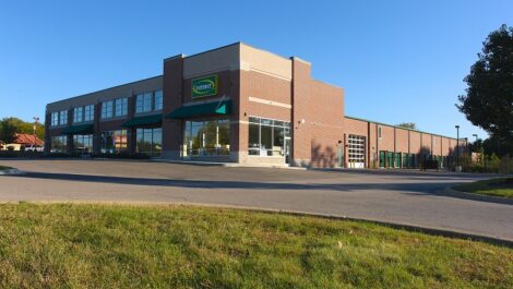 Exterior view of U-Stor-It self storage facility.