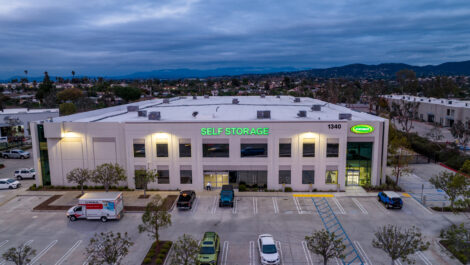 Exterior skyview of U-Stor-It self storage facility.