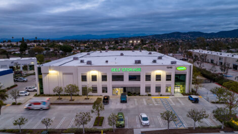 Exterior skyview of U-Stor-It self storage facility.