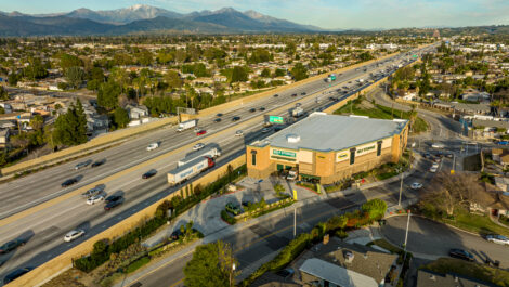 Skyview of U-Stor-It self storage facility.