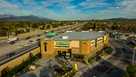 View of indoor storage units at U-Stor-It self storage facility.