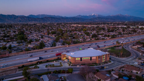 Skyview of U-Stor-It self storage facility.